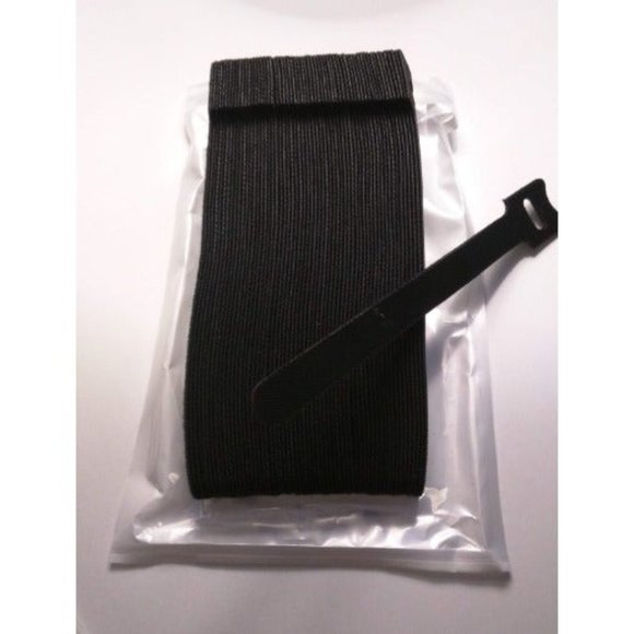 60PCS Fastening Cable Ties Reusable | 6-Inch Adjustable Cord Ties, Black - Picture 1 of 3